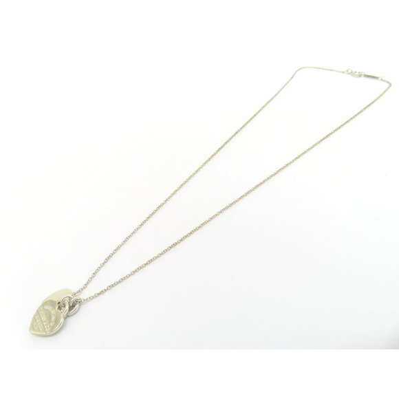 Tiffany Return to Tiffany Double Heart Tag Necklace - Picture 3 of 7